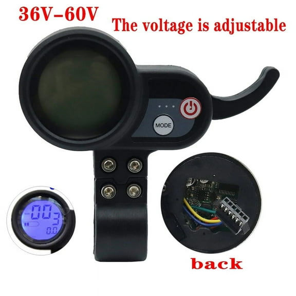 36V-60V LCD Display Dashboard E Scooter Bike Meter Electric Accelerator Accessories for JP