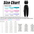 thumbnail image 7 of Sinleey Girls Hip Hop Dance Outfits Crop Tops with Chain Sweatpants Set Street Dance Outfits Active Black 10, 7 of 7