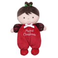 thumbnail image 1 of Muñeco de peluche con mi primer bordado navideño Julie (rojo 9 pulgadas), 1 of 2