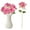 Pink-Green, variant on Flowers Artificial Flower Set, Full Blooms, Ideal for Eye-Catching Vase Arrangements, Home Centerpieces & Indoor Holiday Decor Pink-Green
