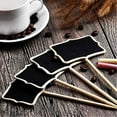 thumbnail image 6 of 20 Wooden Rectangle Plant Markers, Black, for Herbs & Crops, 6 of 6