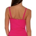 thumbnail image 3 of Sunsets Swimwear Begonia Sandbar Rib Simone Tankini Top, 3 of 6