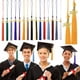 thumbnail image 1 of Borla de graduación 2025 con dije del año, colgante de arete colgante de color mixto de 9 pulgadas, accesorio de gorra doctoral universitaria, recuerdo conmemorativo para la ceremonia de, 1 of 1