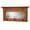 Windsor Oak, variant on Dentil Pediment Wall Mirror Windsor Oak