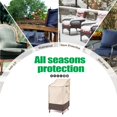 thumbnail image 3 of F&J Outdoors Premium Waterproof Outdoor Patio Chair Cover - 27"W x 34"D x 41"H, 3 of 7