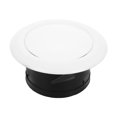 thumbnail image 5 of Raindrops White ABS Plastic Cover for Home, Office & Bathroom Exhaust Fan, Air Circulation Grille 6.3x6.3x3.1in, 5 of 7