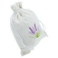 thumbnail image 4 of Bolsa con cordón, bolsita vacía, bolsita bordada con lavanda, bolsita de algodón de azúcar, bolsita aromática para recuerdos de boda o fiesta., 4 of 7