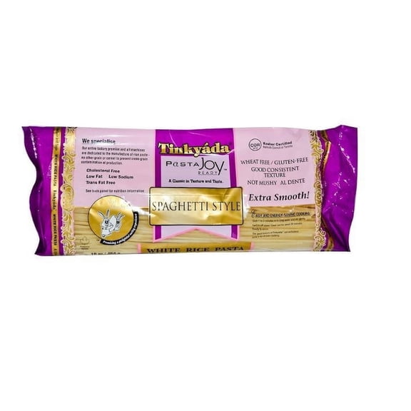 Tinkyada White Rice Pasta Spaghetti Style Gluten Free -- 16 oz Pack of 3