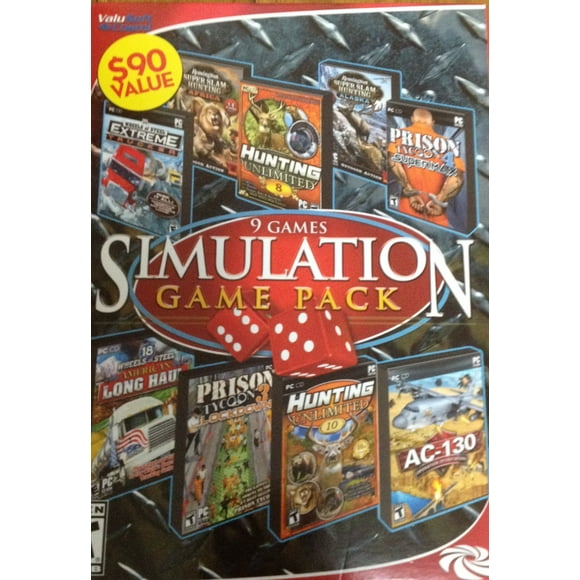 9 Games in One Simulation Game Pack