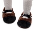 thumbnail image 2 of Biekopu Baby Girls Winter Premium Flats Infant Contrast Color Plush First Walker Crib Shoes for Party, Festival, Baby Shower, 2 of 8