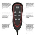 thumbnail image 4 of Massage Mat with Heat,Full Body Massage Mat,Neck Shiatsu Kneading Massage Heads, Multifunction Electric Heated Massage Chair Back Pad for Back Lumbarn Leg Pain Relief,9 Modes, 9 Levels, 4 of 14