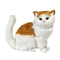 thumbnail image 4 of Figurado de gato realista Fotos Fotos de juguete Lindo Réplica de mascotas de animales de peluche decorativo para sala de estar en el hogar Estilo B, 4 of 10