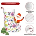 thumbnail image 5 of Yiaed Undersea Seahorse Print Christmas Stockings, Christmas Stockings Hanging Ornaments, Christmas Stockings for Family Christmas Holiday Decorations, 5 of 7