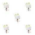 thumbnail image 3 of kurtrusly Durable And Long-lasting Wedding Corsages With Timeless Formal Occasions white 5Set, 3 of 6
