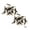 2PCS Black, variant on 50 Pieces Eye Shadow Applicator Eyeshadow Disposable Sponge Tip Dual Sides Brush Makeup Eye 2PCS