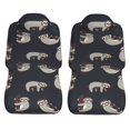 thumbnail image 3 of LAKIMCT Branch Sloth Car Seat Covers Vehicle Front Seat Covers Universal Fit Seat Protector, 3 of 9