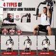 thumbnail image 4 of GARVEE Multifunctional Home Gym System,Home Gym Station with 100LBS Weight Stack,Exercise Equipment for Full Body Traning with Pulley System, 4 of 8