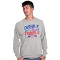 thumbnail image 5 of Original Dubble Trouble Bubble Gum Long Sleeve TShirt Men Women Brisco Brands S, 5 of 6