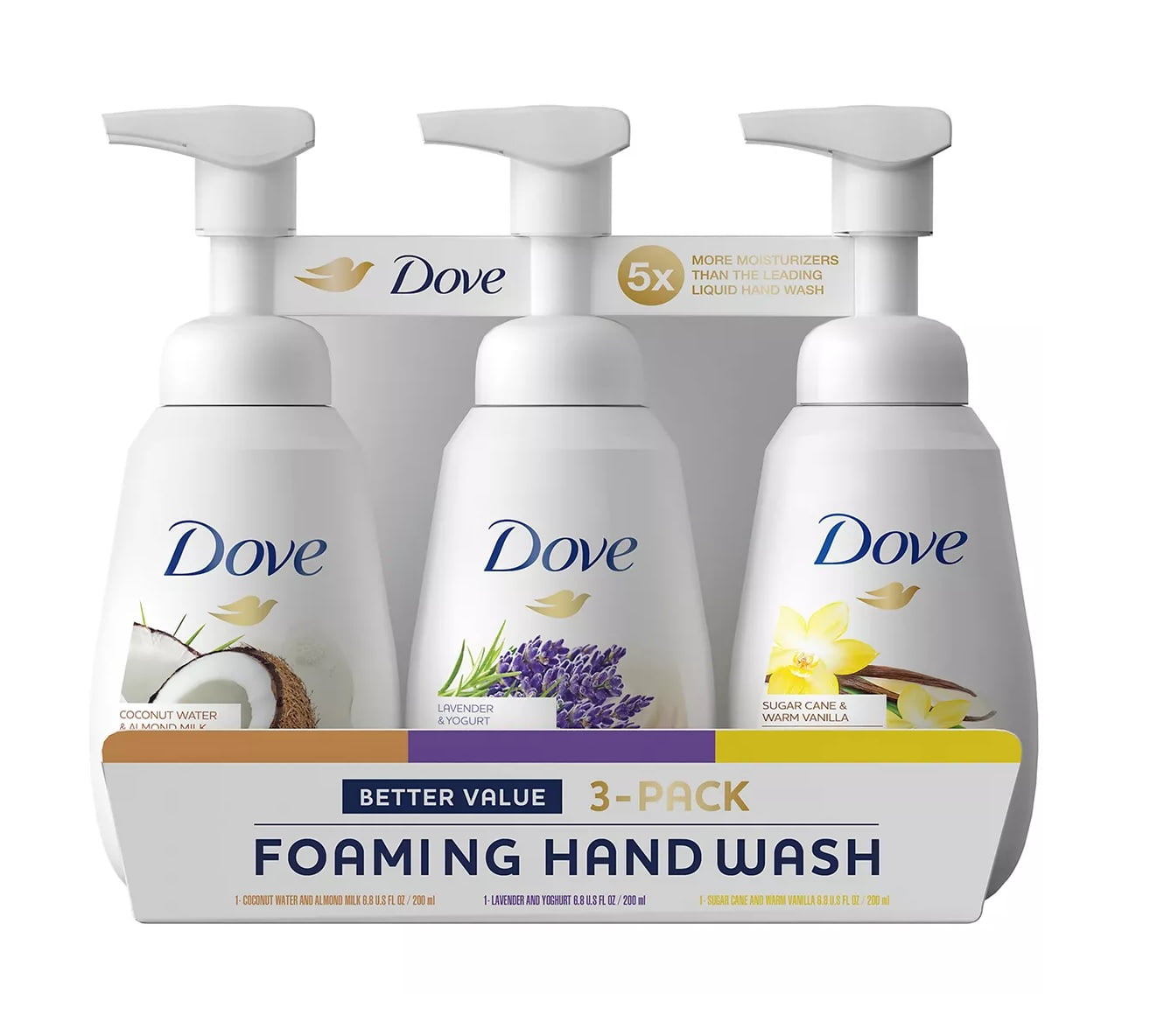 Dove Foaming Hand Wash Variety Pack, 3 pk. - Walmart.com