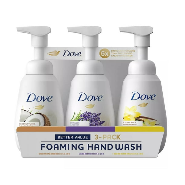Dove Foaming Hand Wash Variety Pack, 3 pk.