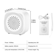 TSV White Noise Machine, Mini and Portable Travel Sound Machine for Sleep, 26 Soothing Sounds, Timer Function