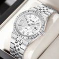 thumbnail image 3 of SKMEI Watches for Men,Luxury Round Big Face Business Dress Analog Quartz Mens Wristwatch Gifts for Men, 3 of 5