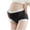 Black, variant on Cotton Maternity Underwear Shapewear Over Bump Plus Size Seamless Soft Hipster Support Maternity Panties Clothes High Waisted M-5XL