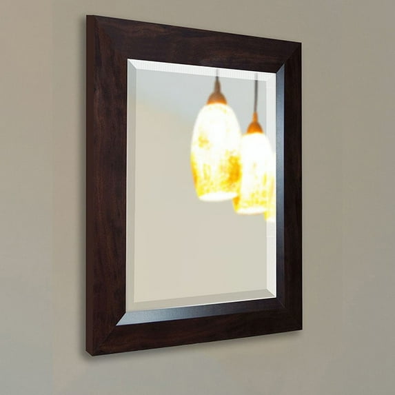 Rayne Mirrors Walnut Wall Mirror