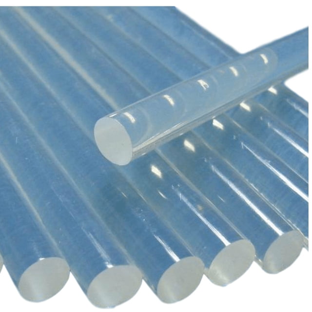 20 barras de pegamento termofusible, barra de pegamento termofusible blanca transparente resistente a altas temperaturas, barra de pegamento termofusible manual de alta viscosidad, barra de pegamento