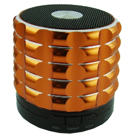 Shrox BTS-SIOE Mini Portable Shrox Bluetooth Speaker, Powerful, Loud and Clear Sounds with Bass (Orange)