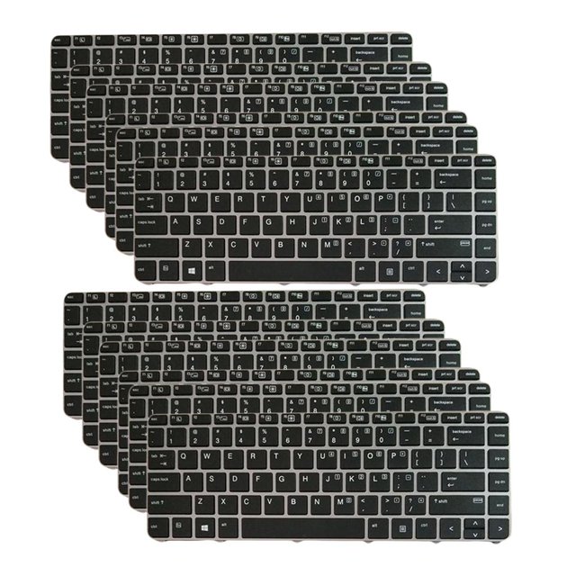 Paquete Tec De Computadora Portátil Para Elitebuch 840 G3 836308-001 821177-001 Con Marco yotijar Teclado de repuesto para computadora portátil