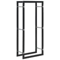 thumbnail image 1 of vidaXL Firewood Rack Black 44x20x100 cm Steel, 1 of 4