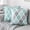 20" x 20" (Pack of 2), variant on Throw Pillowcover Soft Chenille Print Moroccan Geometric 2-Sided Pattern Blue and Gray Decorative Velvet Square Cushion Covers Standard Pillowcase Couch Sofa Bed Men/Women 18x18 Inch, Set of 2