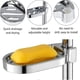 thumbnail image 4 of Shower Soap Dish,2 Pieces Shower Bar Soap Dish Holder Beautiful and Elegant Adjustable Shower Bar Soap Dish Holder for Shower Bar,Kitchen,Bathroom,25m, 4 of 5