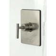 thumbnail image 3 of Kingston Brass KB6348CML Manhattan Single-Handle Pressure Balanced Tub and Shower Faucet, Brushed Nickel, 3 of 7