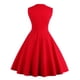 thumbnail image 4 of Vestido estampado sin mangas Pompotops con cuello en v patchwork para mujer Talla S M L XL XXL, 4 of 4