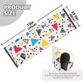 thumbnail image 5 of Yayeee Runner Rug for Bedroom 2'x6' Machine Washable Hallway Non Slip Mat, Colorful Triangles, 5 of 8