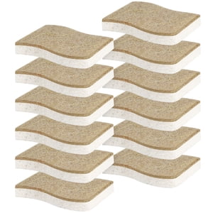 Sixwipe Natural Kitchen Sponges, Biodegradable, 12 Count