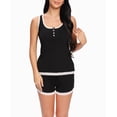 thumbnail image 1 of Conjunto de Pijama Para Mujer Camiseta Sin Mangas y Pantalones Cortos de Pijama nine bull  XXL, 1 of 5