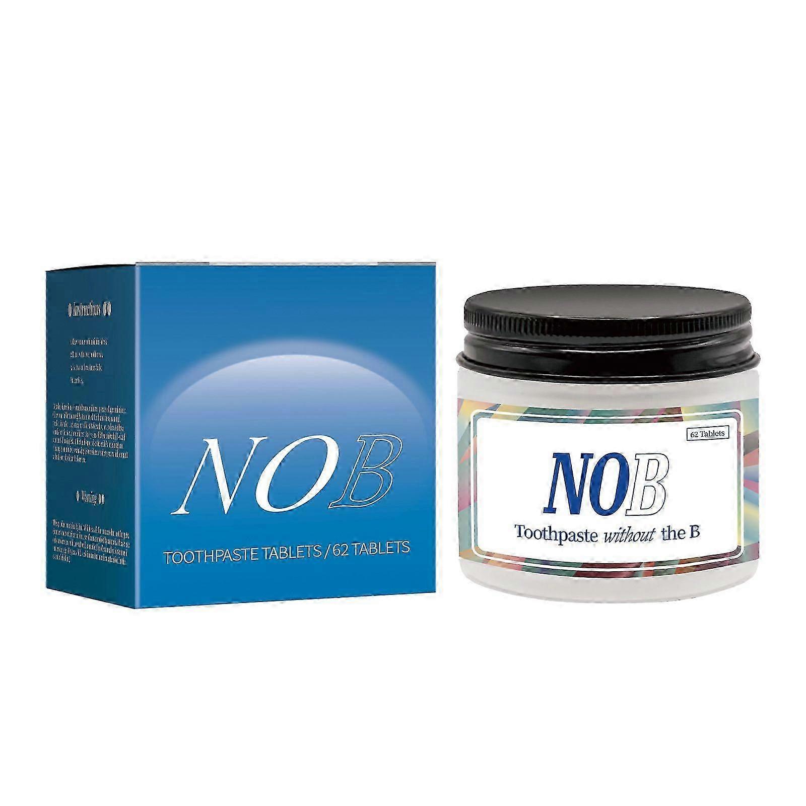 Nox Toothpaste NOB Toothpaste Tablets - Nano Hydroxyapatite, Fluoride-Free, Eco ...