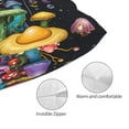 thumbnail image 3 of Yiaed Colorful Mushroom Print Brushed Microfiber Envelope Pillowcases, Standard,Envelope Closure Pillow Cases(No pillow core)-14"x20", 3 of 6