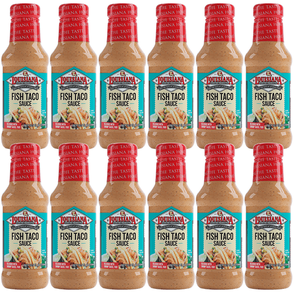 Louisiana Fish Fry Fish Taco Sauce 10.5 oz Pack of 12