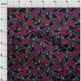 thumbnail image 2 of oneOone Cotton Poplin Twill Purple Fabric Halloween Dress Material Fabric Print Fabric By The Yard 56 Inch Wide, 2 of 4