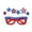 A #63-15, variant on Patriotic Party Glasses Reusable Decorative Photo Booth Prop Holiday Party Accessory for 4th of July Independence Day BBQ & Family Gathering