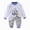 G874-Blue, variant on HFHAPW Toddler Pajamas Boys Girls Pyjamas 2pcs Long Sleeves Pjs Sets for Kids Fall Winter Sleepwears