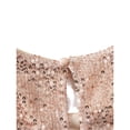 thumbnail image 4 of YOUYEDIAN Toddler Girls Sequin Dress A-Line Sparkly Sleeveless Wedding Gown Party Dresses for Girls (Beige, 8-9 Years), 4 of 8