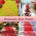 thumbnail image 3 of Laklulu 1200 pétalos de rosa artificiales, pétalos de flores no tejidos para decoración romántica, boda, fiesta, día de San Valentín, 3 of 6