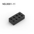 thumbnail image 1 of 20Pcs MOC Compatible Assembles Particles 3001 2x4 For Building Blocks Parts DIY Bricks Bulk Model Educational Tech Parts Toys black-20pcs, 1 of 6