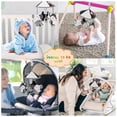 thumbnail image 4 of Juguetes para bebés de 0, 3, 6, 9 a 12 meses, juguetes para cochecito de recién nacidos, sonajeros colgantes para bebés, juguetes sensoriales de alto contraste en blanco y negro de felpa suave, cuna, 4 of 7