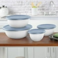 thumbnail image 3 of Sterilite Nesting Mixing Covered Bowl Set w/ Lids, Washed Blue (Set of 18), 3 of 7